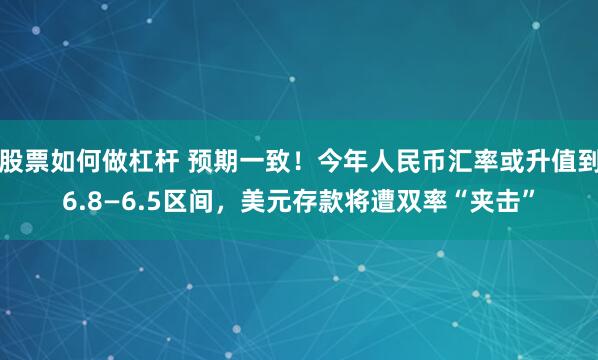 股票如何做杠杆 预期一致！今年人民币汇率或升值到6.8—6.5区间，美元存款将遭双率“夹击”