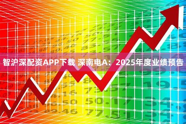 智沪深配资APP下载 深南电A：2025年度业绩预告